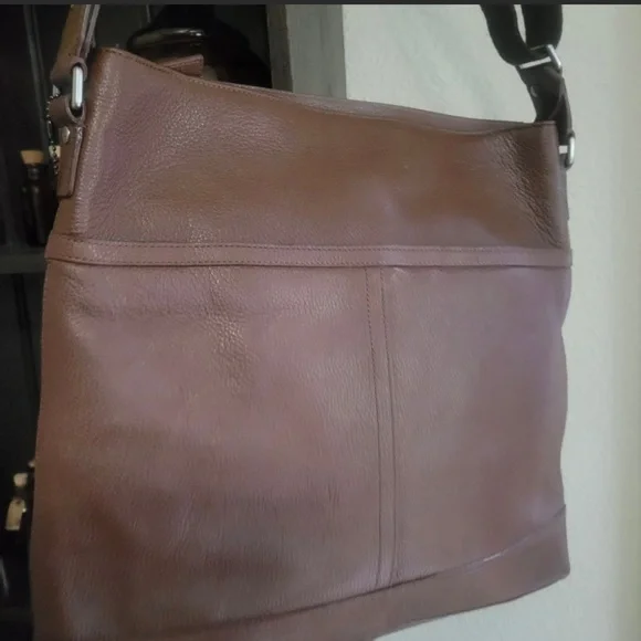 Coach Brown Leather Messenger Courier Bag